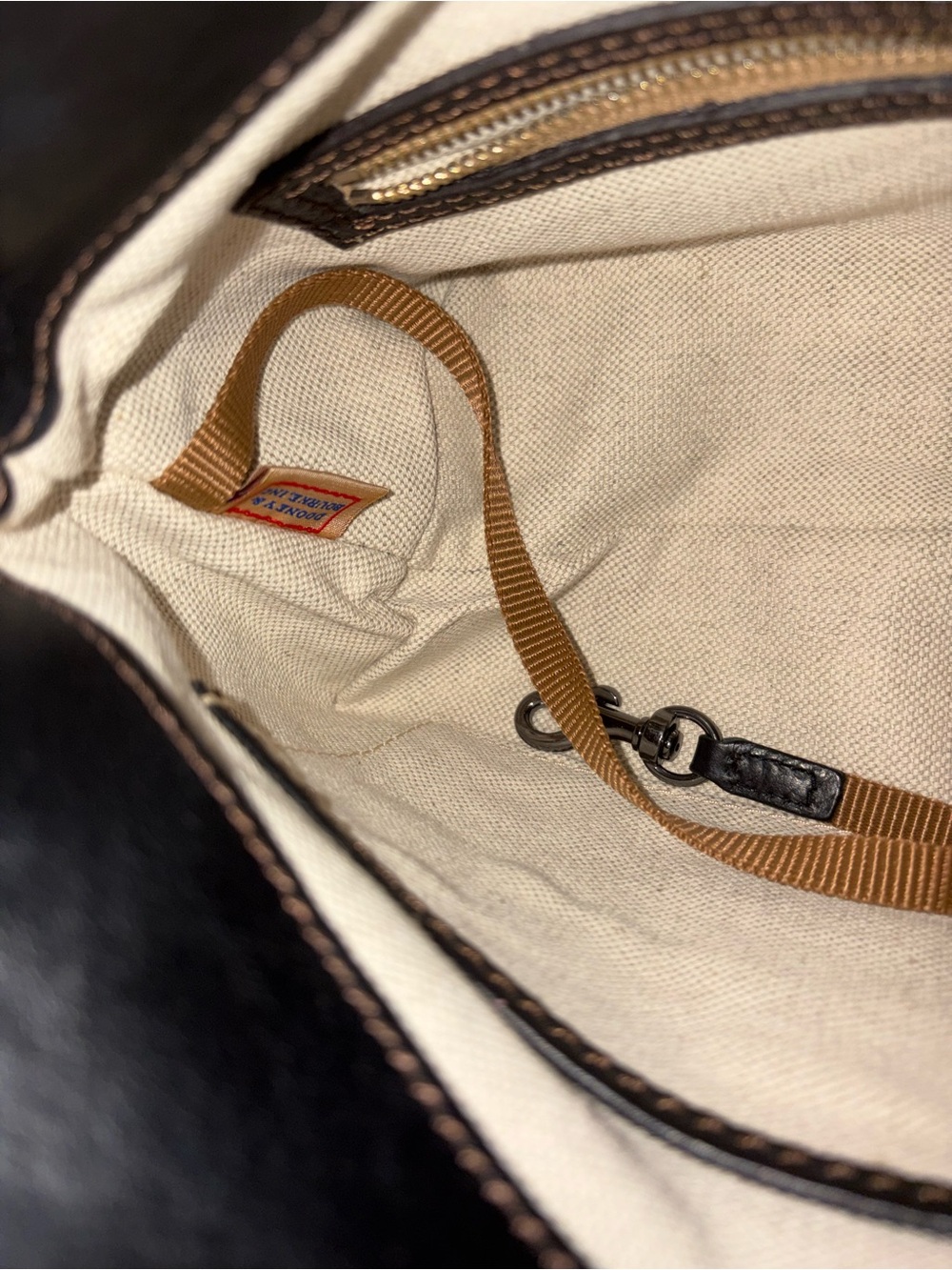 Dooney & Bourke Women's Black Florentine Hobo 26 Bag - Picture 6 of 8